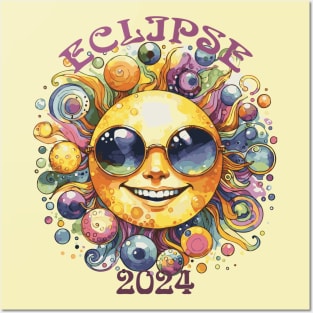 Total Solar Eclipse 2024 Posters and Art